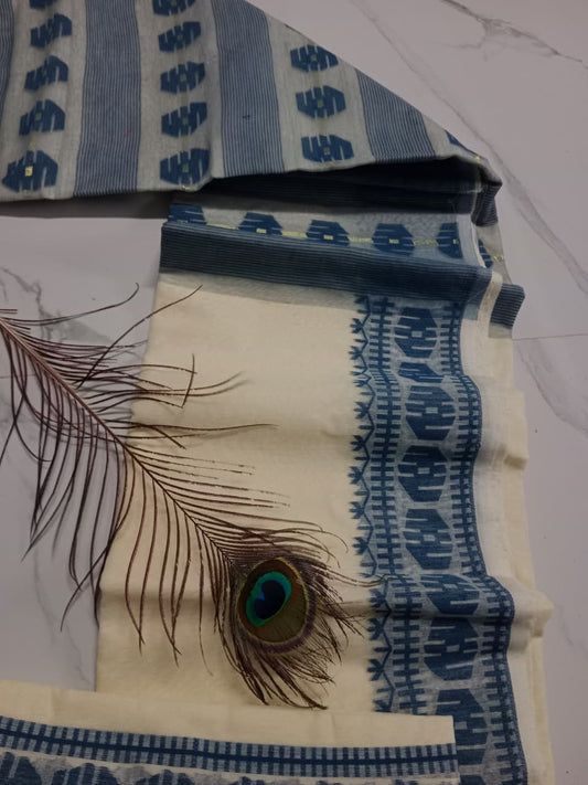 Jamera | Soft Cotton Jamdani Saree