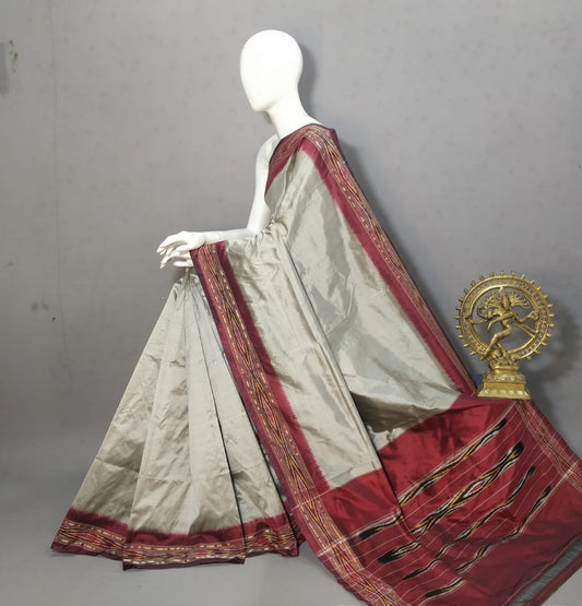 Vrinaya | Ikat Pure Silk Saree