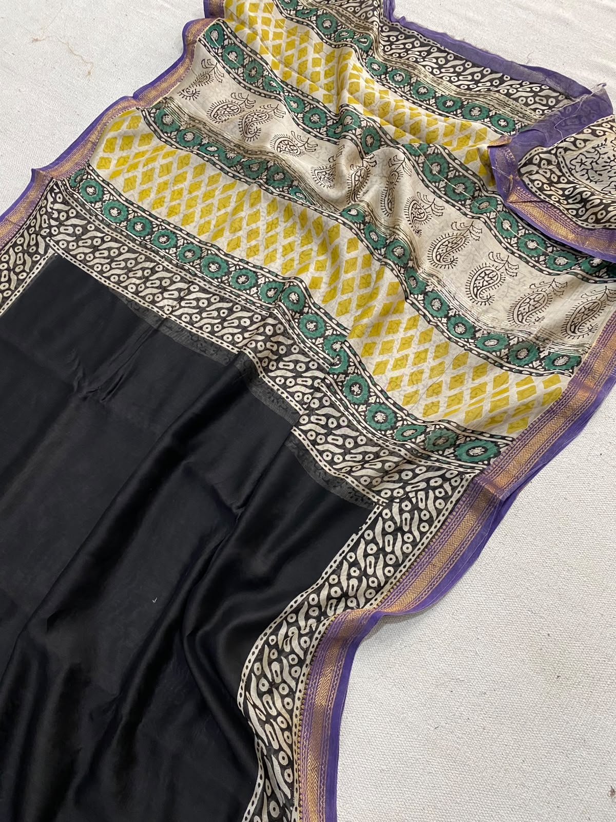 Let’s Wear #ethicallymade✅
🍁Beautifully Crafted Maheshwari Silk Saree  collection🍁
 Specially Designed in Bagru  jahota rapid dabu hand block print
100% Natural Dye
Fabric : Maheshwari Silk 
Length : 5.5 Meters
Blouse Piece : 0.90 Meter
