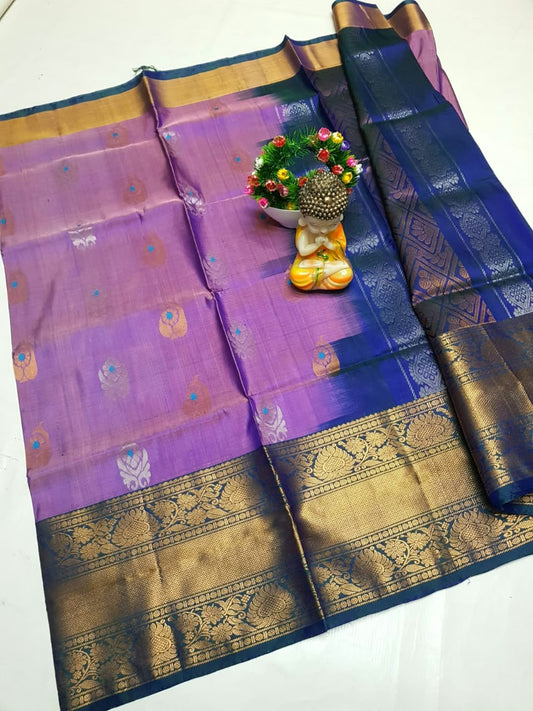 🌹uppada pattu🌹
💐🌹 Kanchi border Kalanjali buta sarees 
 🌹Good quality 💐👌👌👌
 Fabric: uppada pattu/pattu 💐💐