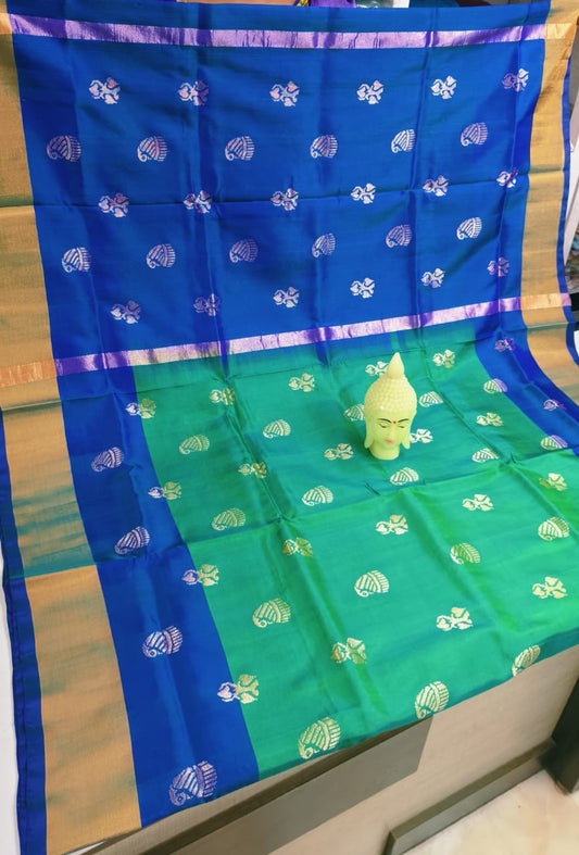 *💐NEW COLLECTION*
*💐UPPADA PATTU JAMDANI BUTA SAREES*
*💐BUTIFULL COLOURS* 
*EXCELLENT QWALITY*
*💐CONTRAST PALLU AND BLOUSE*
