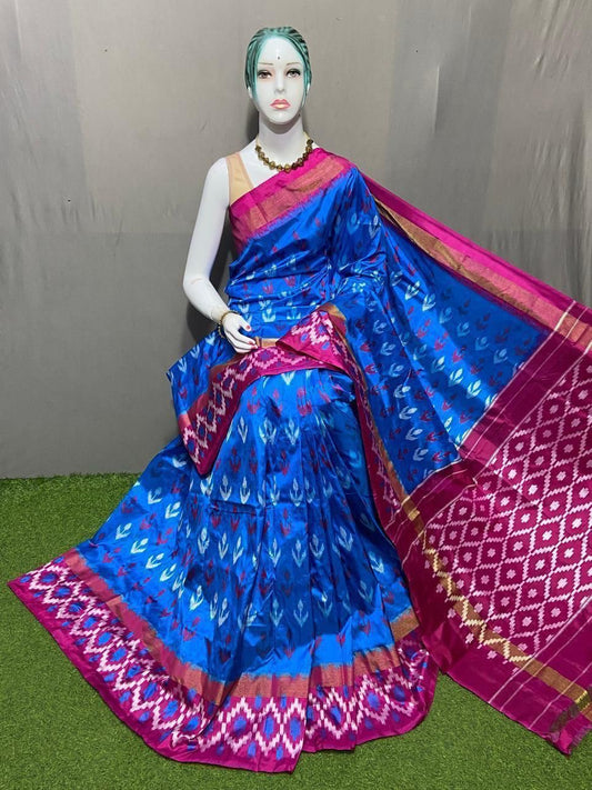 Devika | Pure silk ikat saree