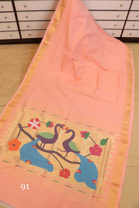 Jigisha | Cotton Handloom Paithani Saree