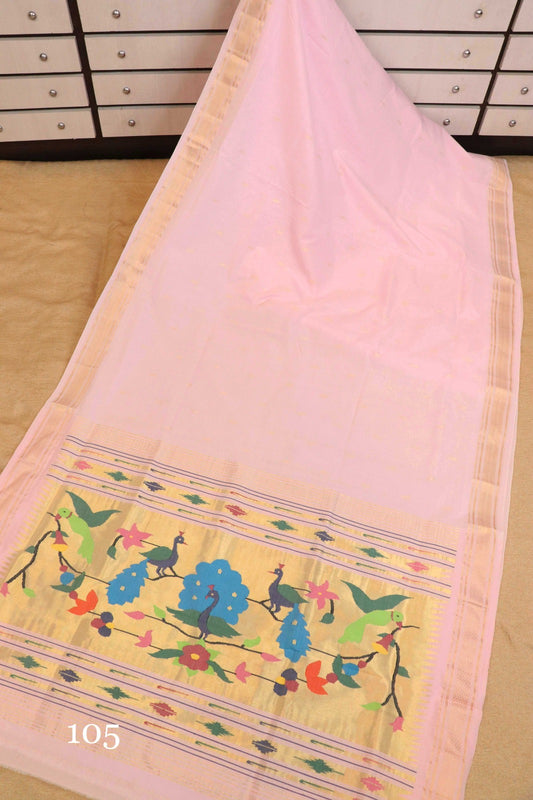 Jiya | Cotton Handloom Paithani Saree