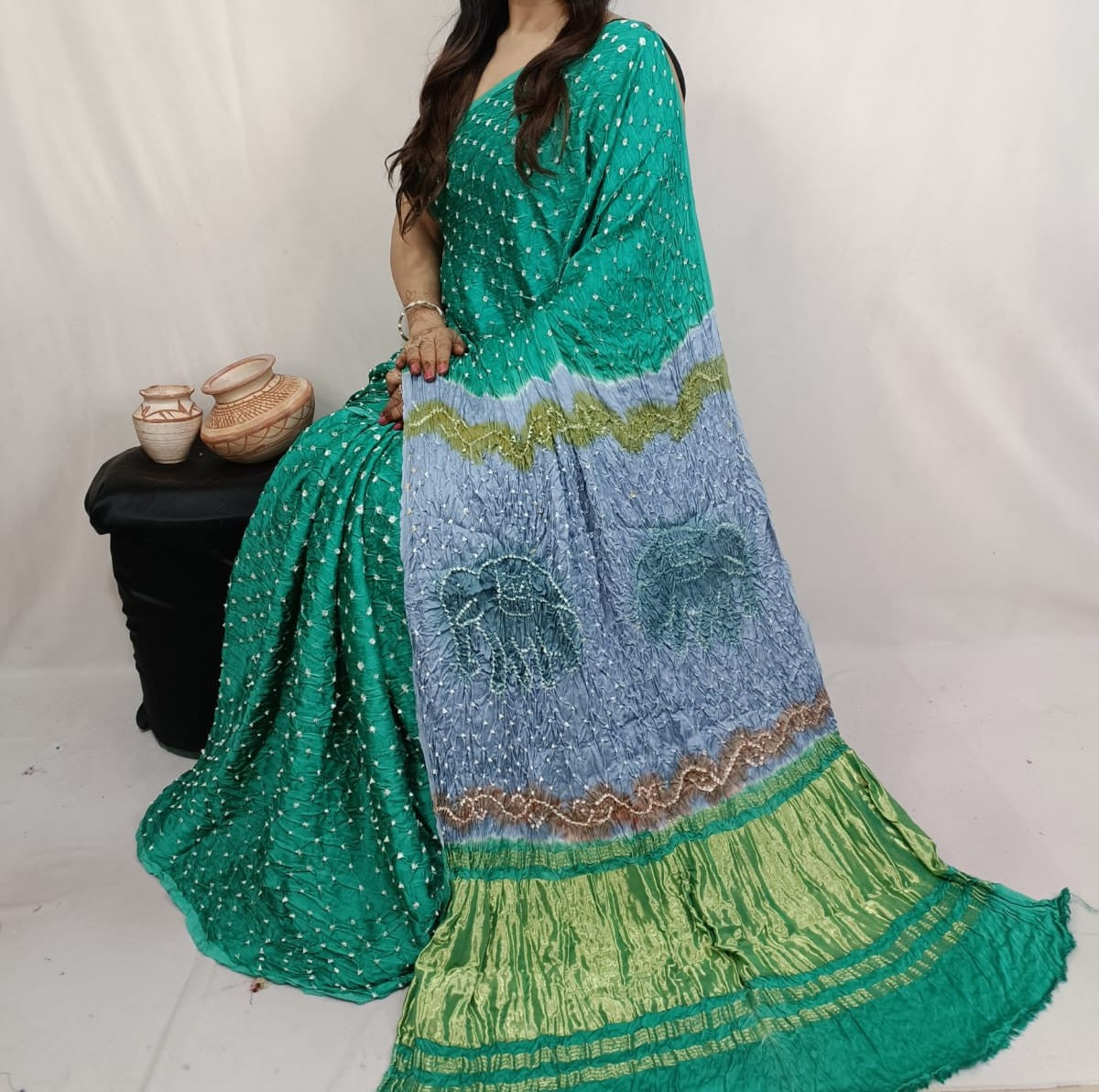 Banquira |  Bandhej Saree