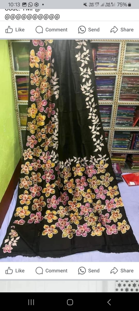 Adilitha | Murshidabad Silk Batik Sarees