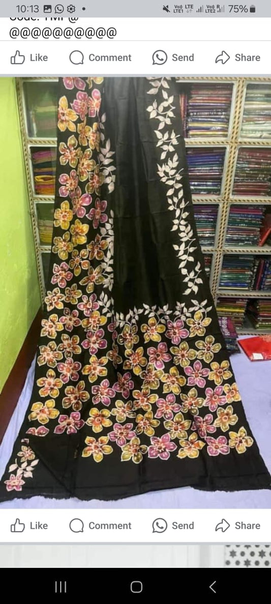 Adilitha | Murshidabad Silk Batik Sarees