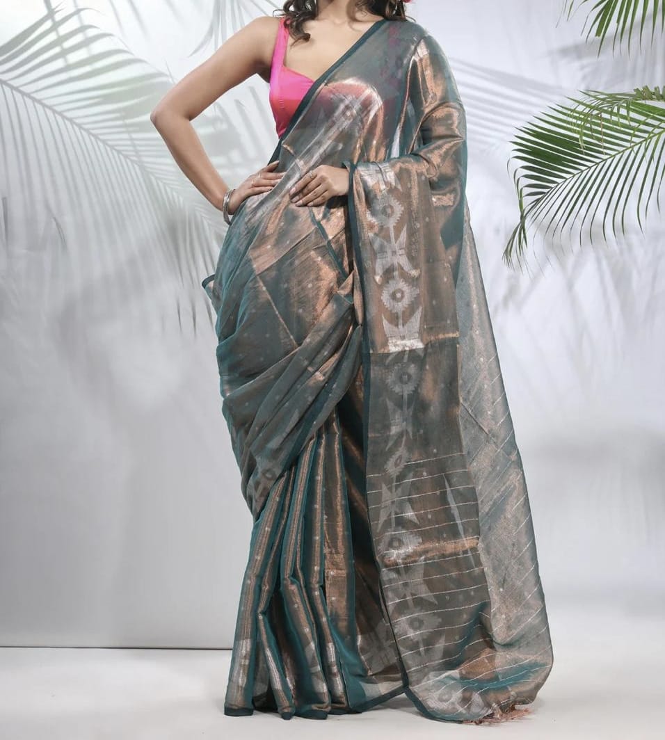 Tamaraka | Tissue Saree