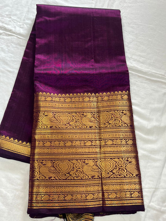 Mangalagiri handloom pattu by cotton (silk cotton)
400/50 big Kanchi border saree with all-over plain pattu and tick weavings sarees 
Running zari lines pallu & plain blouse