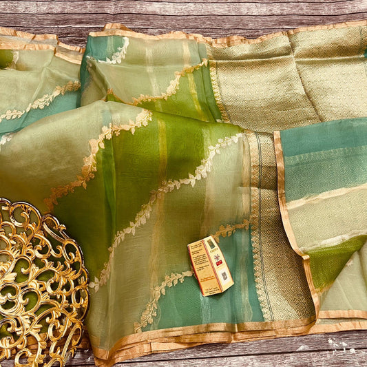 Raveena | Rangkat banarasi Saree