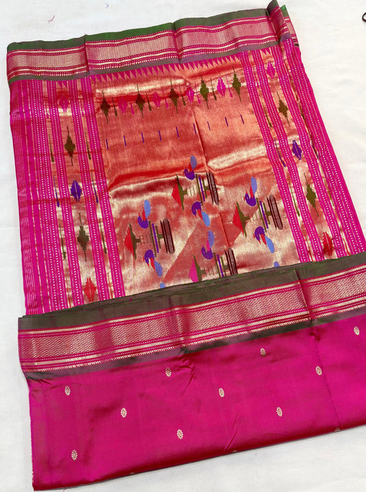 Zanvisha | Pure handloom silk paithani