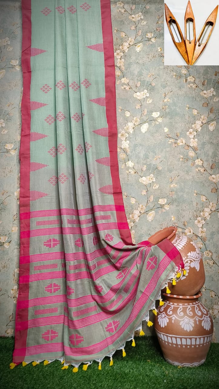 Neetha-cotton-jamdani | Cotton Jamdani Saree