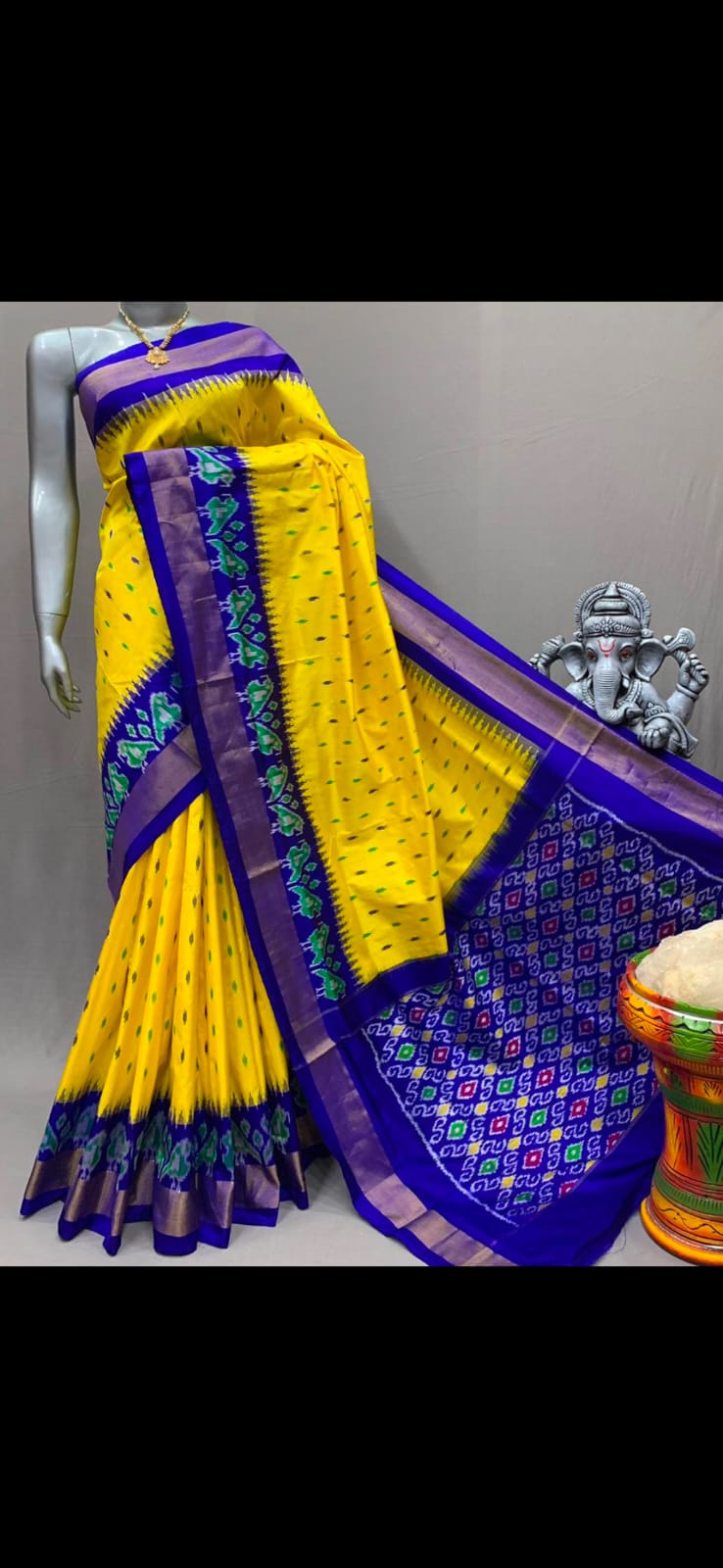 Iniyaashree | Pochampally Ikkat silk saree
