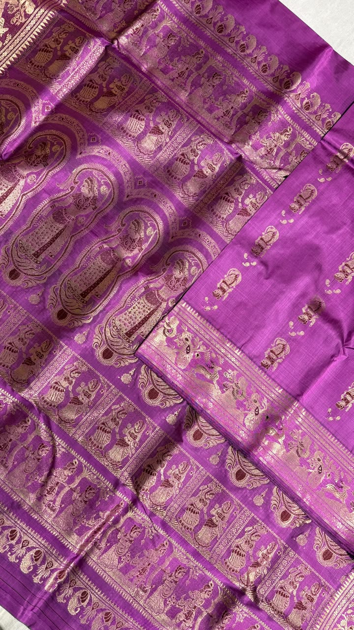 Swarnachari saree.
Material silk with bp.
With silkmark.