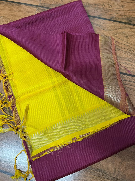 MANGALAGIRI pattu sarees
 with nizam border sarees.

Contrast blouse and pallu.