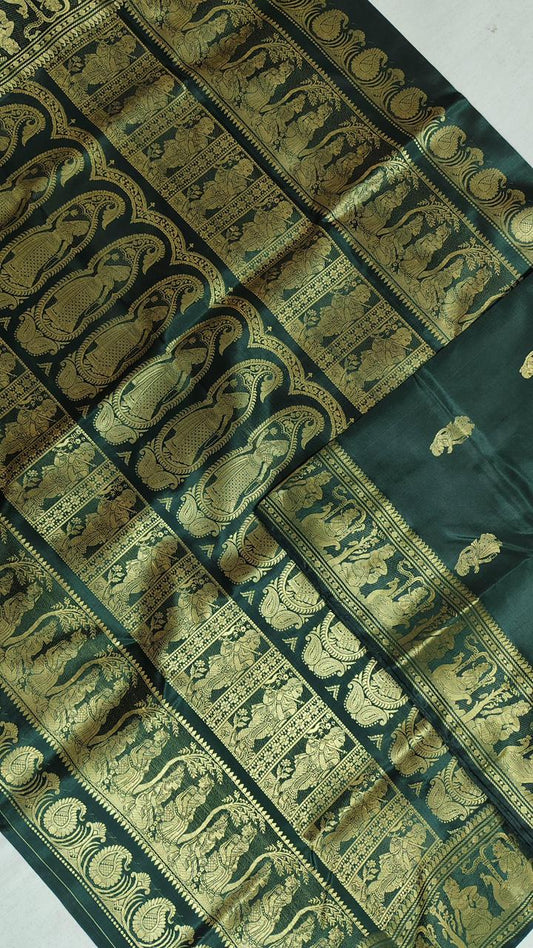 Balusharee | Meenakari baluchari saree