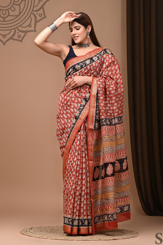 Miyara | Block prints on cotton silk