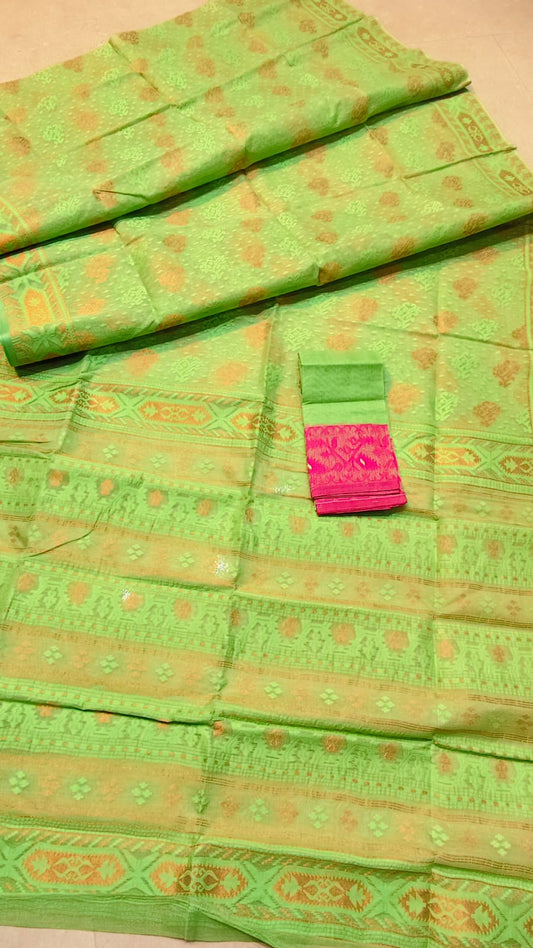 Janakibai | Half Silk Jamdani