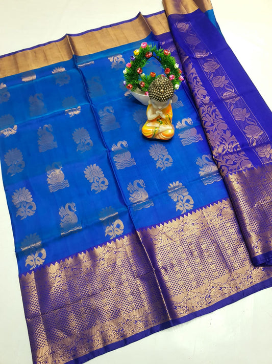 🌹uppada pattu🌹
💐🌹 Kanchi border Kalanjali buta sarees 
 🌹Good quality 💐👌👌👌
 Fabric: uppada pattu/pattu 💐💐
