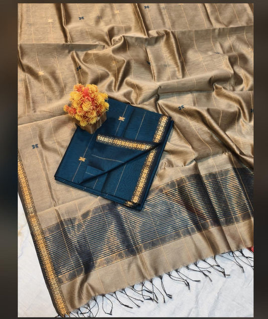 Chhavijothi | Maheshwari cotton silk fabric set