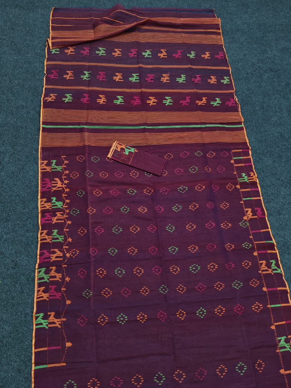 Deepthi | Cotton Silk Dhakai Saree
