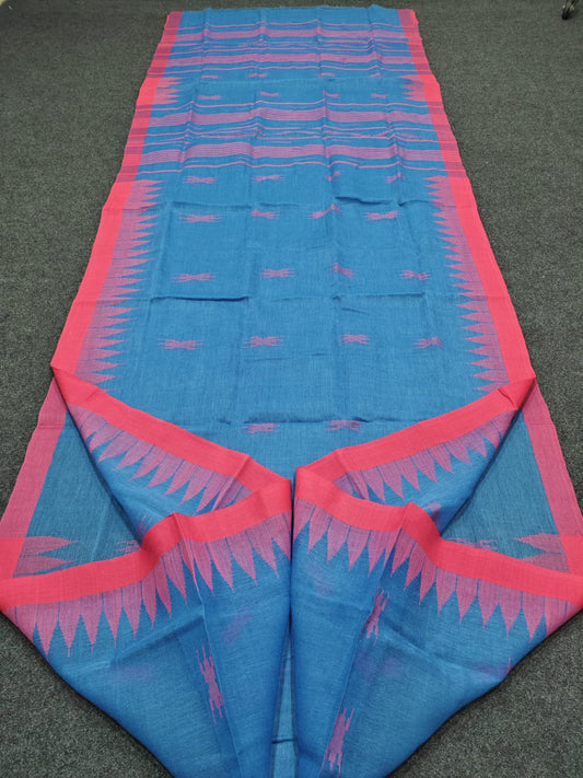 Handloom manipuri cotton saree
With bp