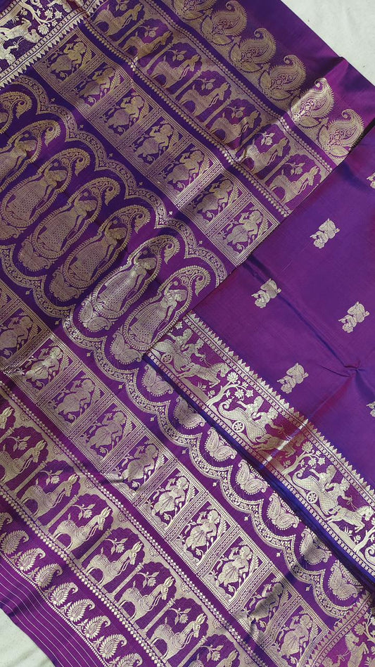 Balurupa | Meenakari baluchari saree