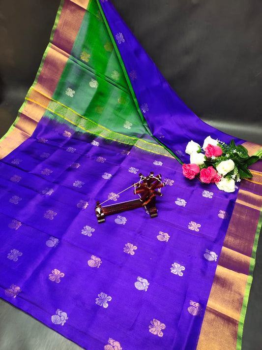 Ujjwala | Pure silk uppada saree