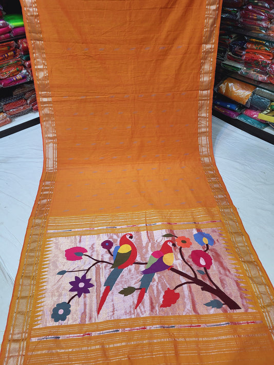 Girija | Cotton Paithani Saree