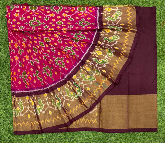 Bhavrakhi | Pochampally Ikat silk saree