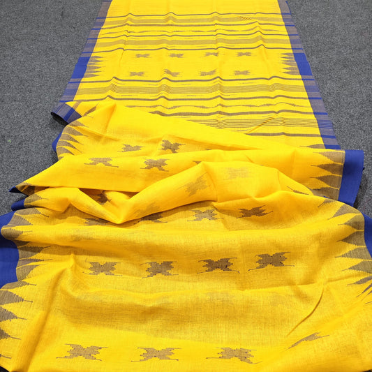 Authentic handloom
 monipuri cotton saree
With bp
