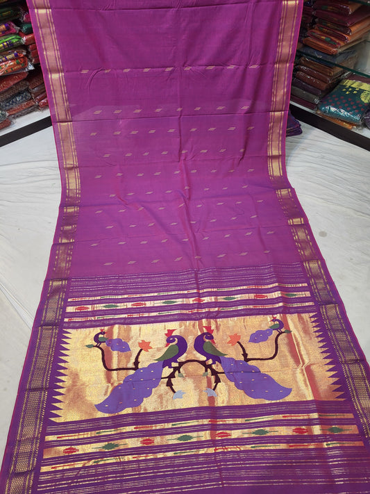 Gargi | Cotton Paithani Saree