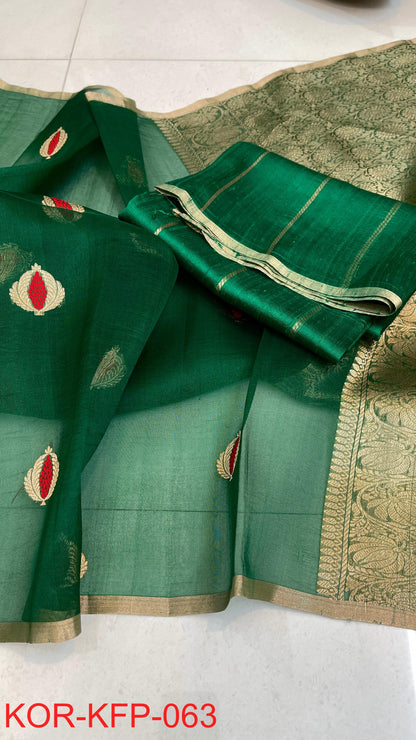 Bahulya | PURE KORA SILK SAREES