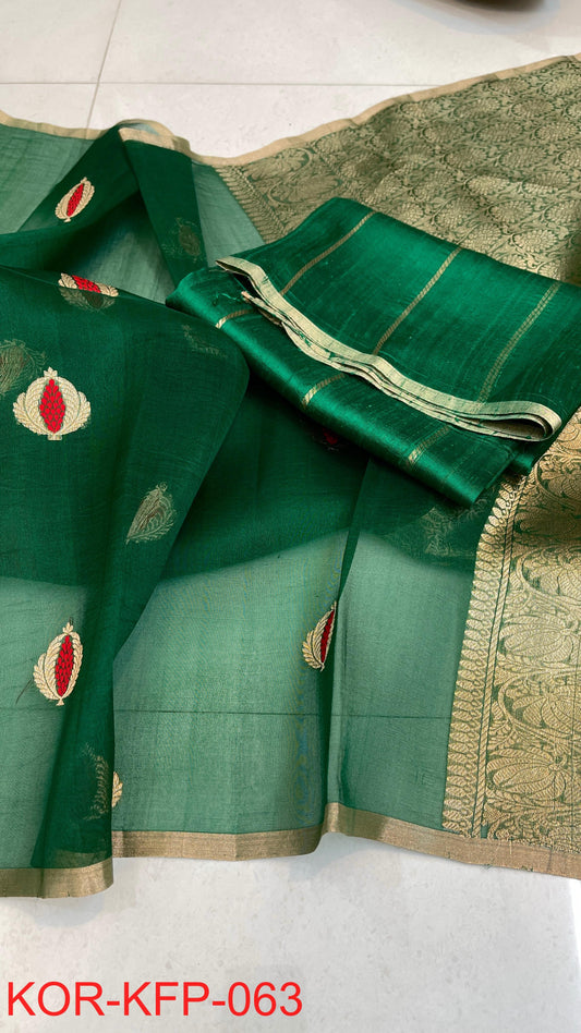 Bahulya | PURE KORA SILK SAREES