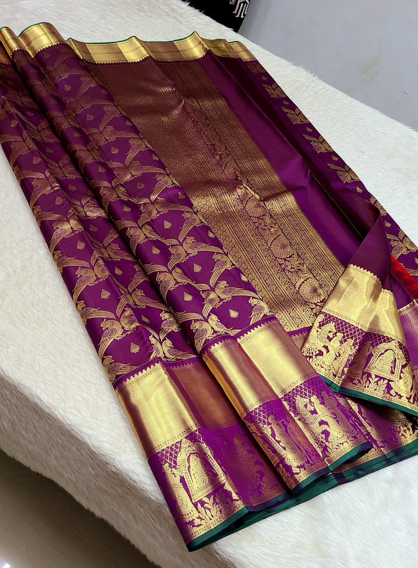 Bhuvaneshwar | 1G Gold Kanjeevaram Saree
