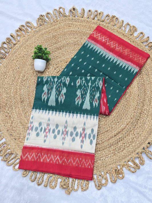 Ihina | Pochampalli Cotton Ikat Saree