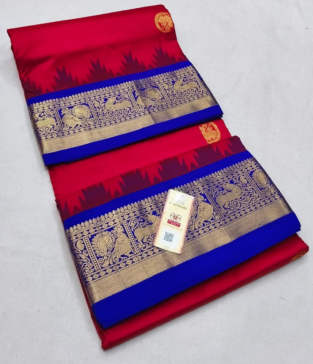 9 yards pure silk kanchipuram saree