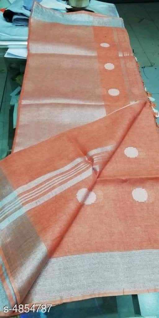 Lishmavi | Linen Cotton Saree