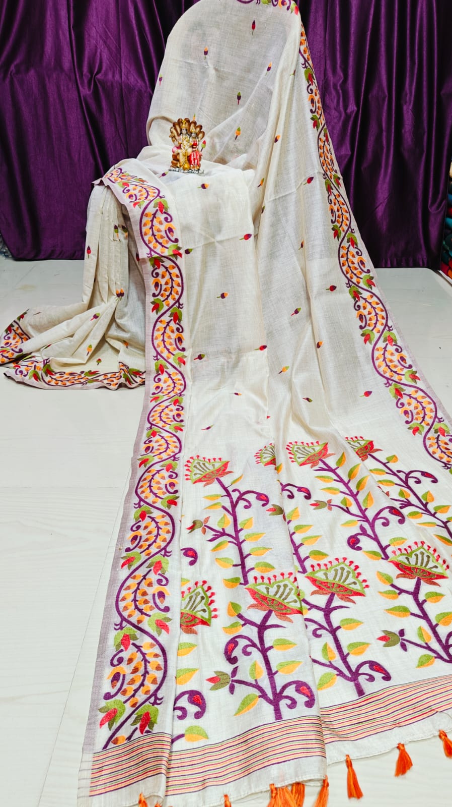 Tejasvi | Pure tussar jamdani saree