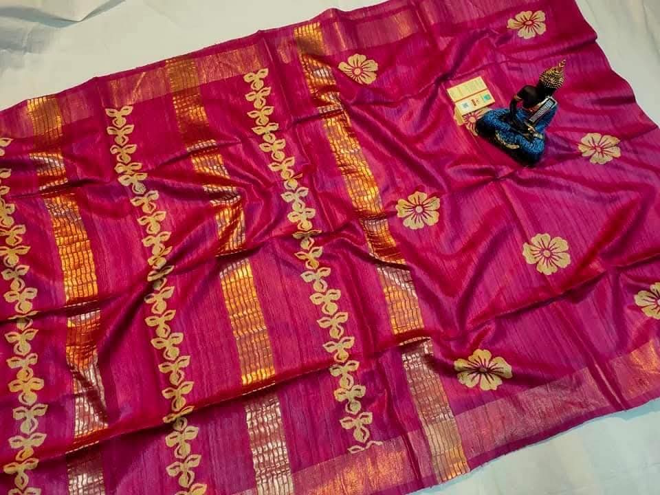 Anindita | Screen prints on tussar silk