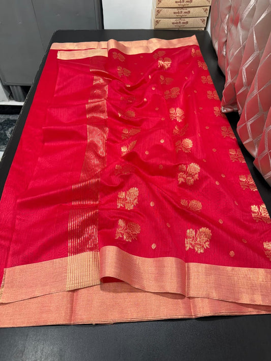 Chandrani | Cotton Silk Chanderi Saree