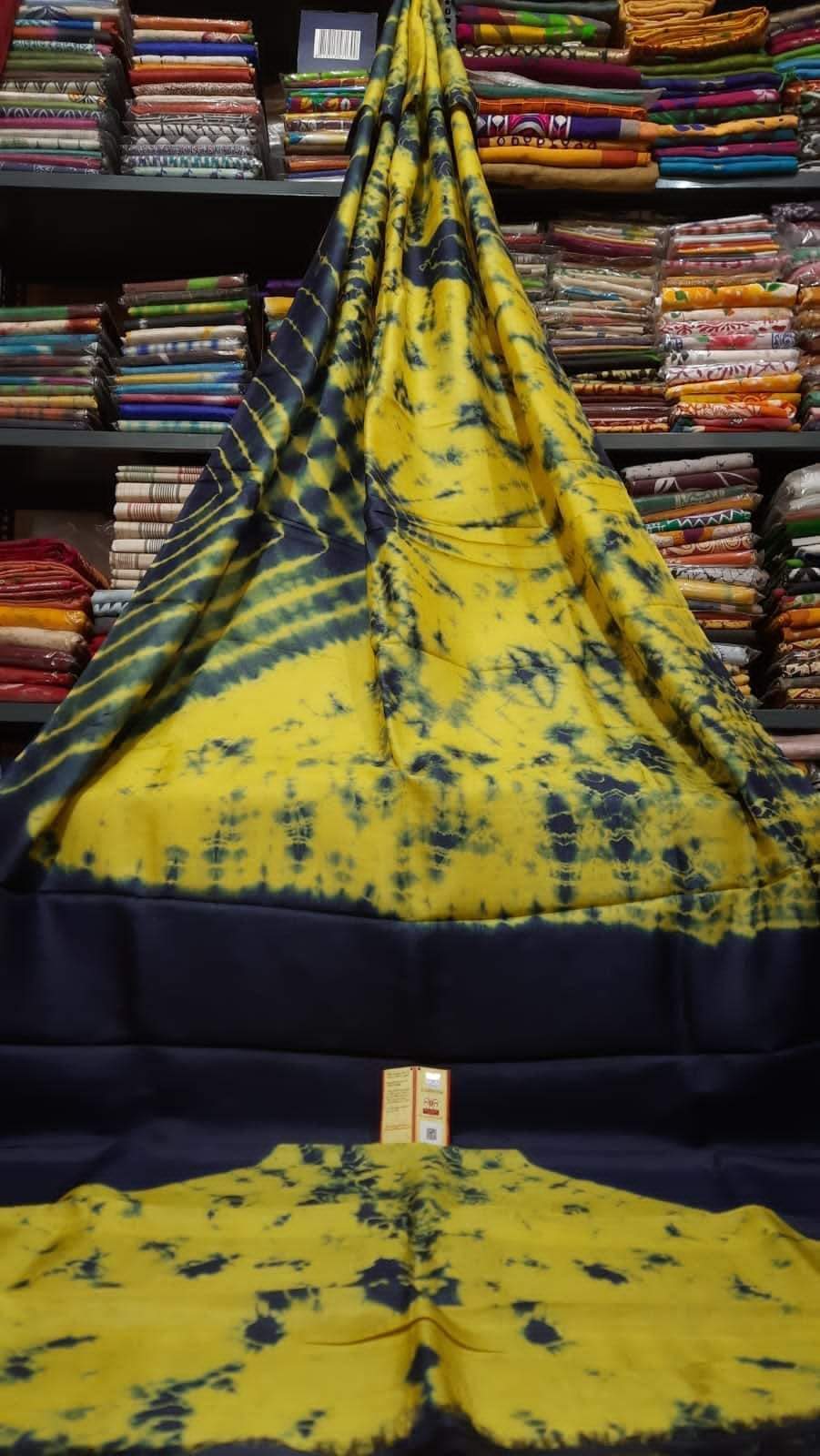 Sonali-shibori-murshidabad-silk | Shibori on Murshidabad Silk Sarees