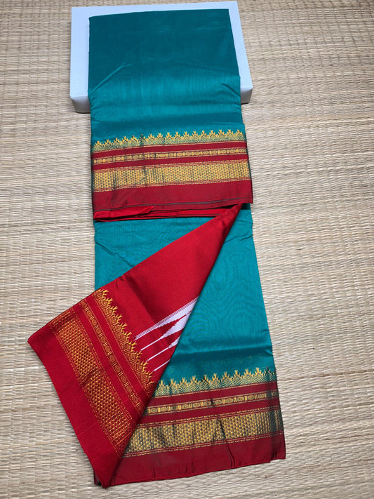 Ilmoora | Blended Silk Ilkal Saree