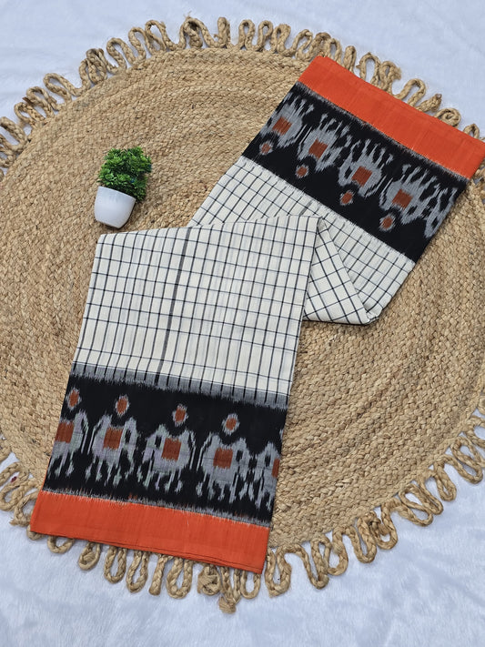 Idika | Pochampalli Cotton Ikat Saree