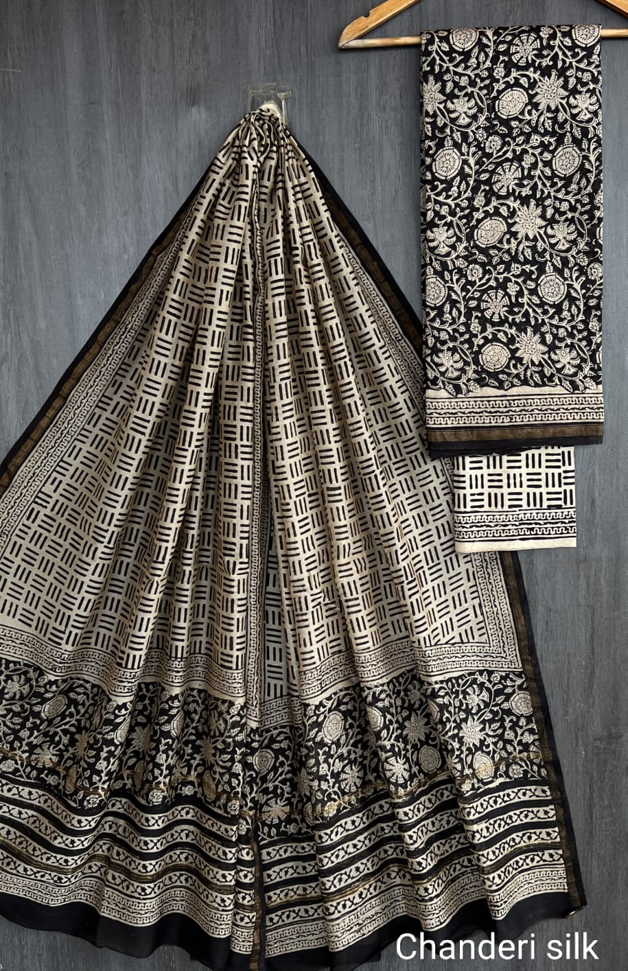 Verma | hand block printed chanderi sarees