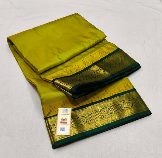 9 yards pure silk kanchipuram saree