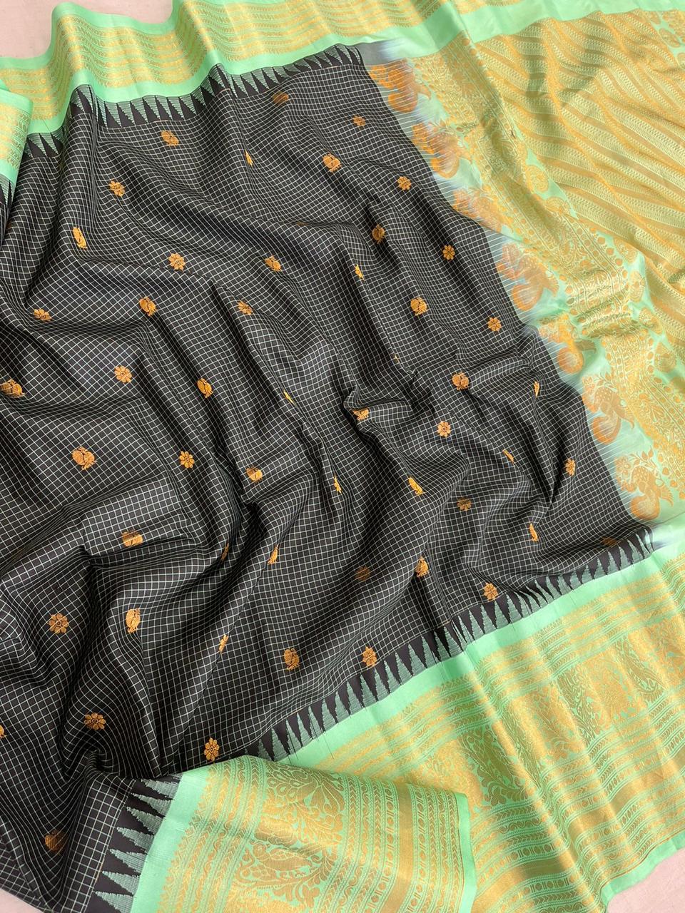 Althaf Gadwal | Gadwal Sarees in pure Silk