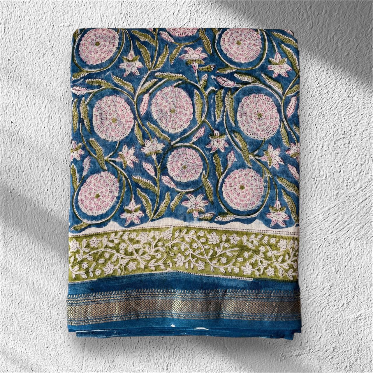 Mridula | Block prints on cotton silk