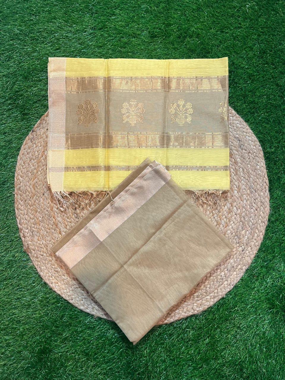 Charusha | Maheshwari fabric set ( Top & dupatta)