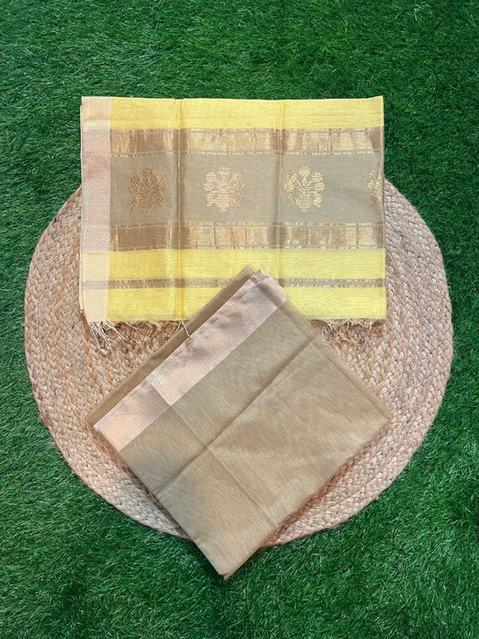 Charusha | Maheshwari fabric set ( Top & dupatta)